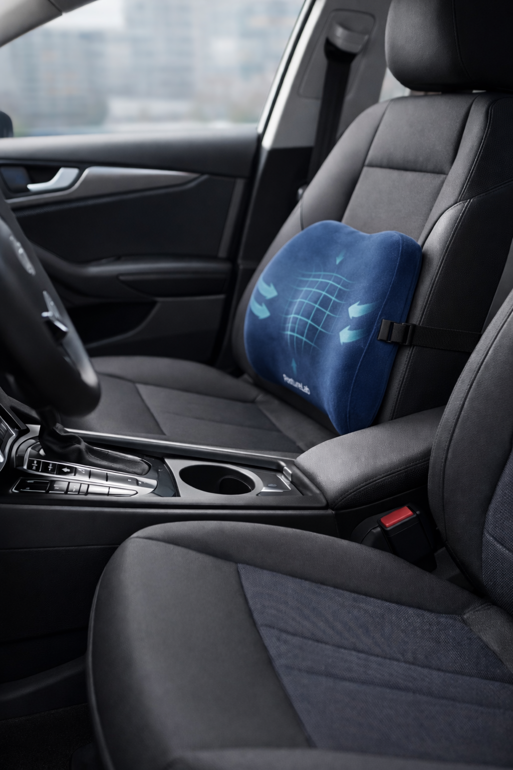 PostureLab™ LumbarPro – Ergonomic Lumbar Support